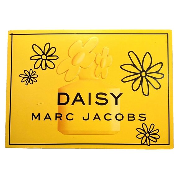 Daisy Marc Jacobs Perfume Box Yellow Cute Storage Display Rectangular Flowers - Picture 3 of 16